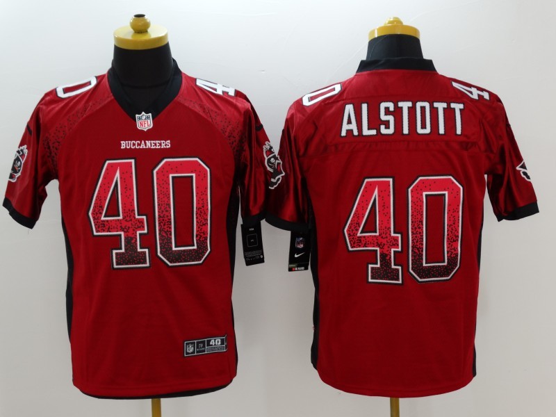 Men's Tampa Bay Buccaneers Mike Alstott #40 Red Jersey